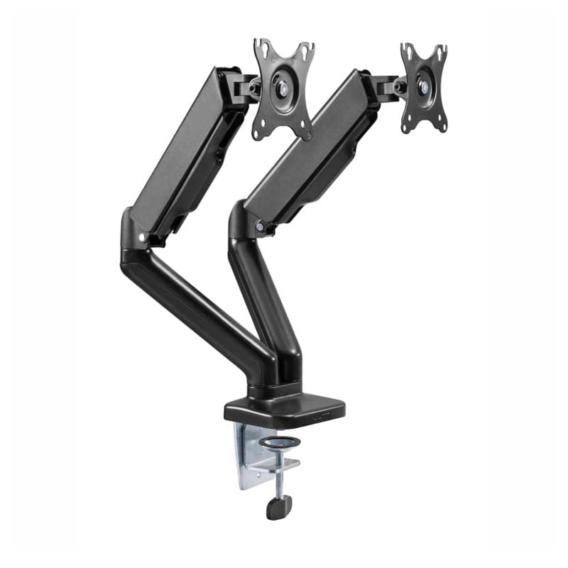 Winx Rise Pro Dual Full Motion Monitor Arm - Black - Black