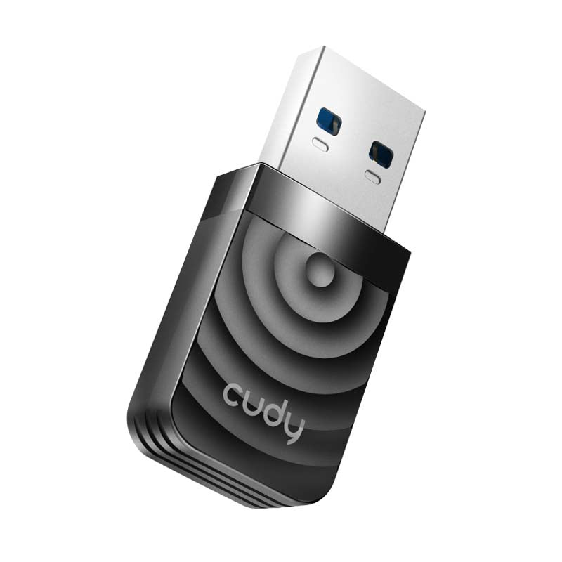 Cudy WU1300S AC1300 High Gain USB Wi-Fi Adapter - Black