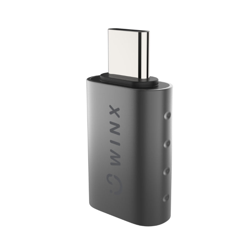 Winx Link Simple Type C to USB Adapter Dual Pack - Grey