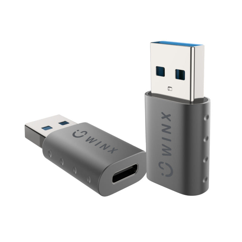 Winx Link Simple USB To Type C Adapter Dual Pack