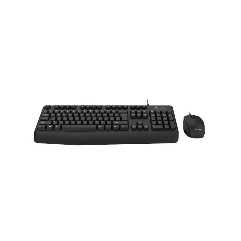 Winx Do Essential Wired Keyboard and Mouse Combo - Black