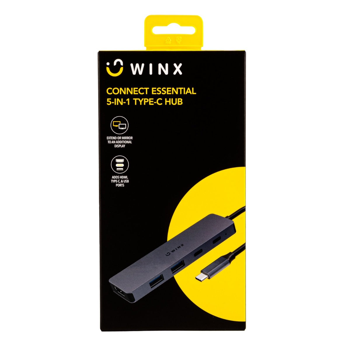 Winx Connect Essential 5-In-1 Type C Hub