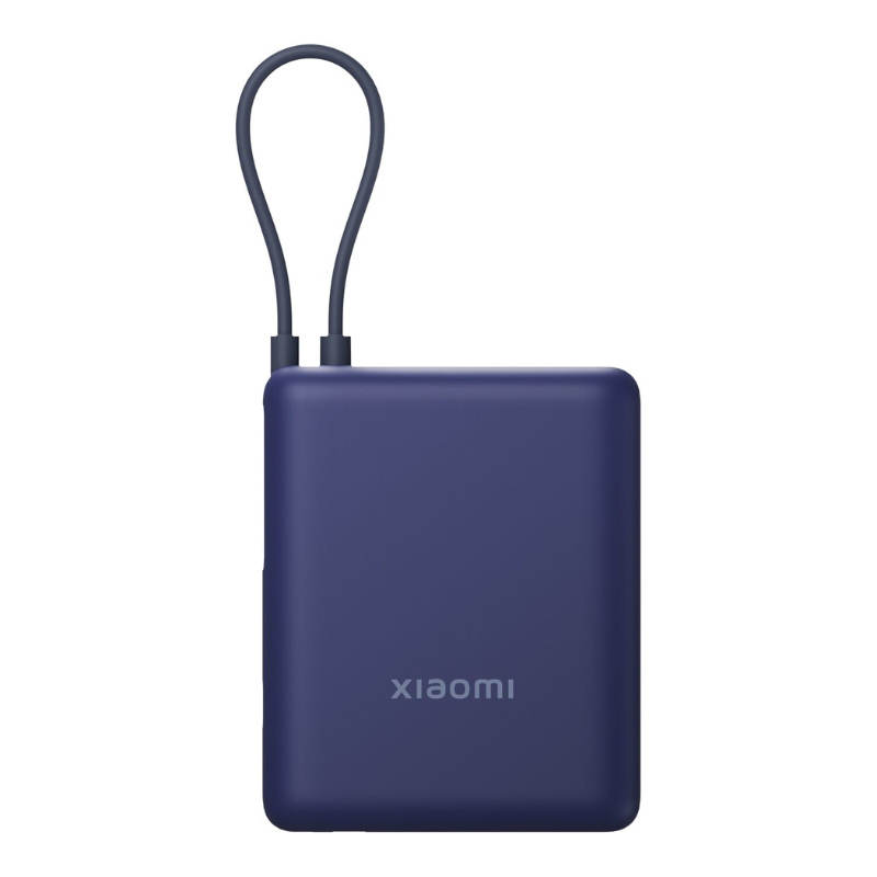 Xiaomi 33W Power Bank 10000 (Integrated Cable) - Blue - Blue