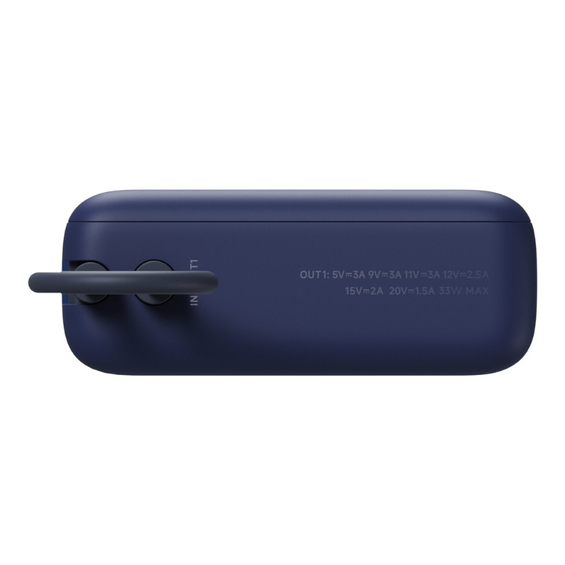 Xiaomi 33W Power Bank 10000 (Integrated Cable) - Blue - Blue