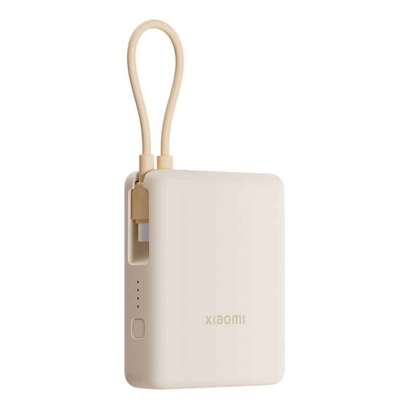 Xiaomi 33W Power Bank 10000 (Integrated Cable) - Tan - Tan