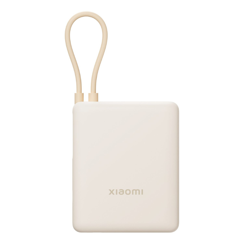 Xiaomi 33W Power Bank 10000 (Integrated Cable) - Tan - Tan