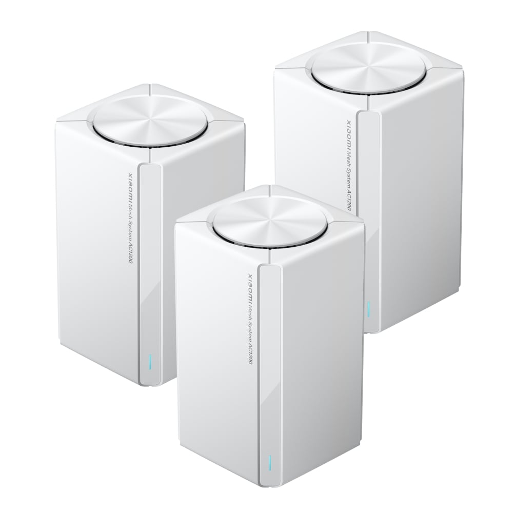 Xiaomi AC1200 Whole Home Mesh Wi-Fi System 3 Pack - White - White