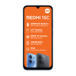 Xiaomi Redmi 15C 4G Dual Sim 128GB - Blue - Blue