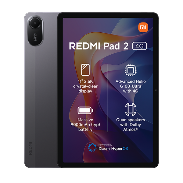 Xiaomi Redmi Pad 2 4G Dual Sim 128GB - Grey – Technomobi (Pty) Ltd