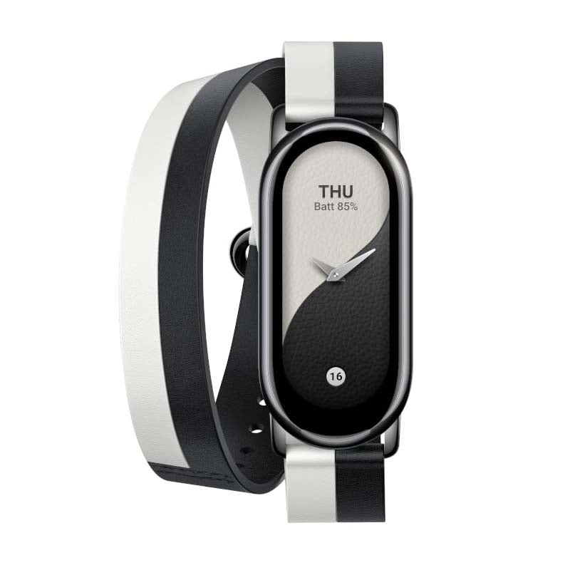 Xiaomi Smart Band 8 Double Wrap Strap - Black / White - Black / White