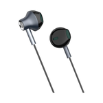 Yookie YTL-12 Wired Earphones Type-C - Black & Metal - Black