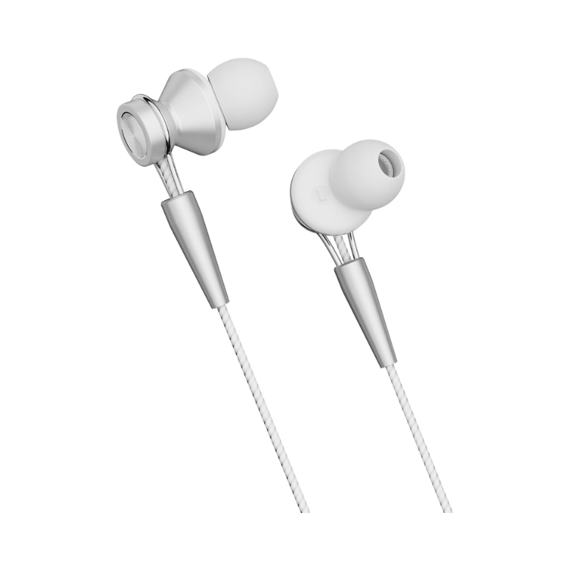 Yookie YTL-15 Wired Earphones Type-C - White&Silver