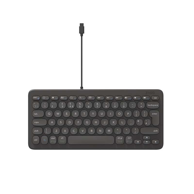 ZAGG Connect Wired 12 Inch Keyboard Type-C - Grey - Grey