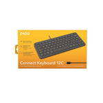 ZAGG Connect Wired 12 Inch Keyboard Type-C - Grey - Grey