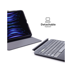 ZAGG Pro Keys 2 Folio Bluetooth Mobile Workstation for 11-inch iPad Air 11(26/25/24) - Black - Black