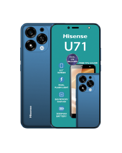 New Hisense U71 3G in blue sold by Technomobi