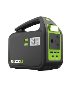 Gizzu 155Wh Portable Power Station in Black sold by Technomobi