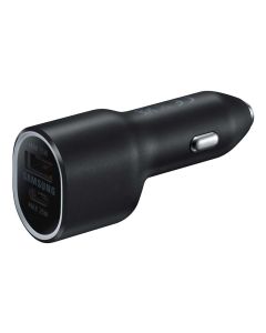 Samsung Dual Port Car Charger 40W in Black sold by Technomobi