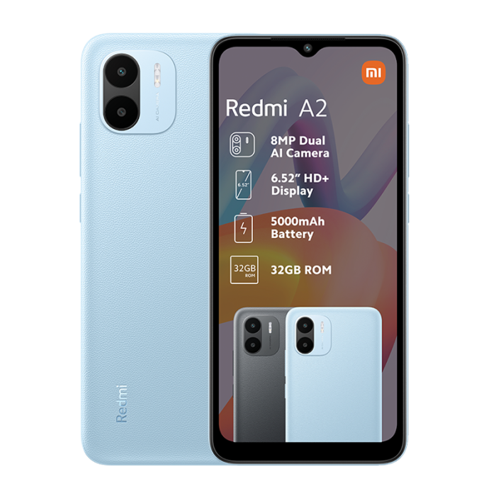 Xiaomi Redmi A2 (2GB+32GB) GSM LTE Dual SIM Factory Unlocked 6.52 5000mAh  - NEW
