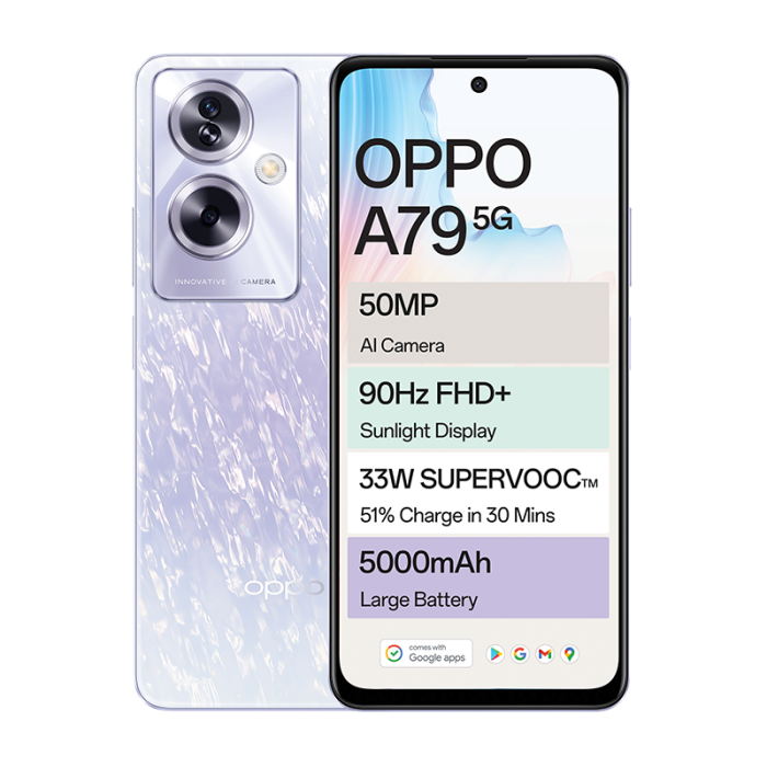 OPPO A79 5G Purple / 8+256GB / 6.72 90Hz Full HD+