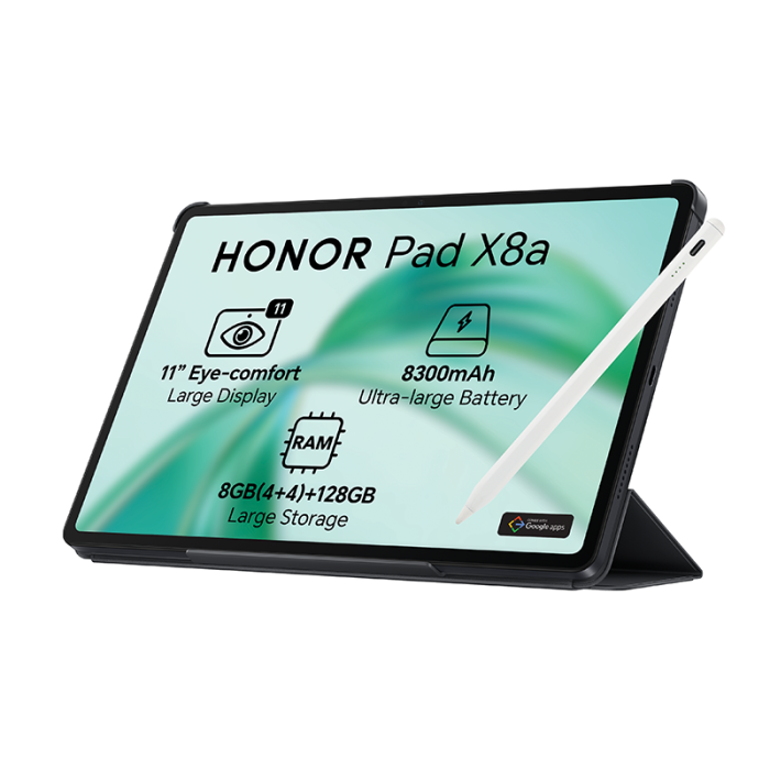 Honor Pad X8a Wi-Fi 128GB - Black with Pen | Technomobi