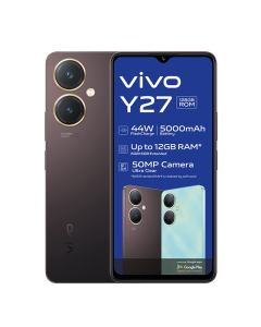 All New Vivo Y27 4G 2023 in Burgundy Black sold by Technomobi