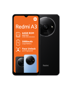 New xiaomi redmi A3 in black 2024 sold by Technomobi