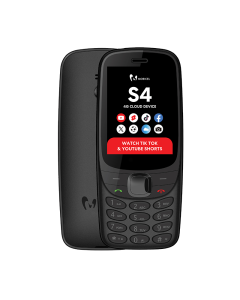 Mobicel S4 Cloud phone in black sold by Technomobi