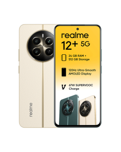 New Realme 12 Plus 5G in beige sold by Technomob