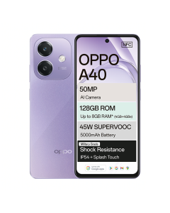 New Oppo A40 4G 128GB in purple sold by Technomobi