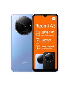 Xiaomi Redmi A3 4G Dual Sim 128GB in blue sold by Technomobi