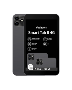 Vodacom Smart Tab 8 4G 32GB in Black sold by Technomobi