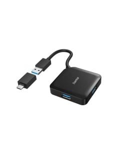 Hama USB 3.2 Gen 1 Hub 4 Port USB C Adapter sold by Technomobi