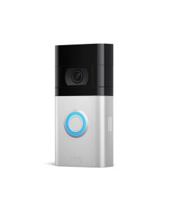 Ring Video Doorbell V4 in Satin Nickel sold by Technomobi