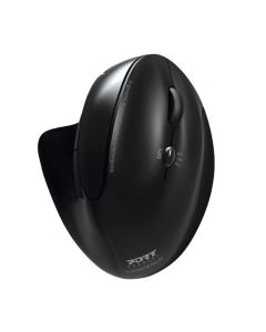 Port Connect Bluetooth + Wireless Rechargeable Ergonomic Mouse Sold by Technomobi
