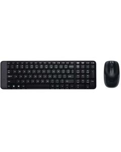 Logitech MK220 2.4GHz Wireless Keyboard and Mouse Combo by Technomobi