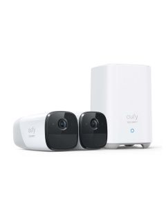 Eufy 2 Pro Security Cameras (2x Cameras & Homebase Kit) by Technomobi