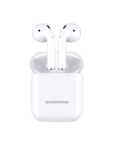 Riversong Air X5+ Lite Wireless Earbuds in White Sold by Technomobi