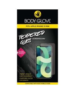 Body Glove Apple iPhone 13 Mini Tempered Glass Screen Protector in Clear sold by Technomobi