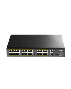 Cudy 24-Port 10/100M+ PoE Switch Combo sold by Technomobi