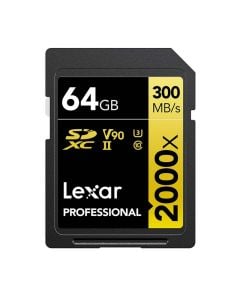 Lexar SD Professional 64GB 2000x SDXC Memory Card sold by Technomobi