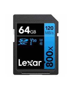 Lexar SD Professional 64GB 800x SDXC Memory Card sold by Technomobi