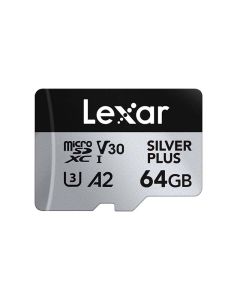 Lexar MicroSD Silver Plus 64GB UHS I C10 U3 sold by Technomobi