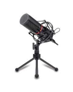 Redragon Cardioid USB Gaming Mic and Tripod in Black sold by Technomobi