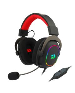 Redragon Over Ear Zeus-X USB RGB Gaming Headset in black sold by Technomobi