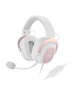 Redragon Over Ear Zeus 2 USB Gaming Headset in white sold by Technomobi