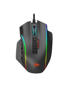 Redragon Perdiction 4 RGB MMO Ergo Wired Gaming Mouse In Black sold by Technomobi