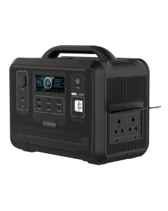 Rizzen 1200W Portable Power Station in Black Sold by Technomobi