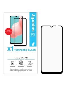 Superfly Tempered Glass Samsung Galaxy A32 5G in Black sold by Technomobi