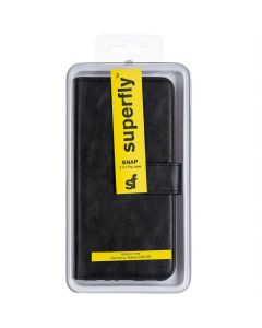 Superfly Black Snap Wallet Case Samsung Galaxy A32 Sold by Technomobi